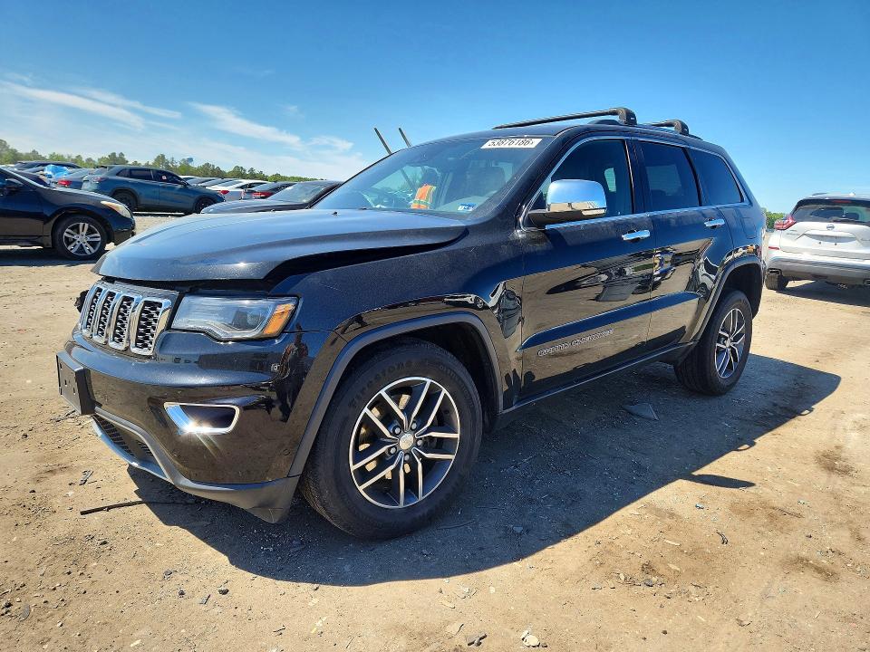 53876186 :رقم المزاد ، 1C4RJFBG8HC763220 vin ، 2017 Jeep Grand Cherokee مزاد بيع
