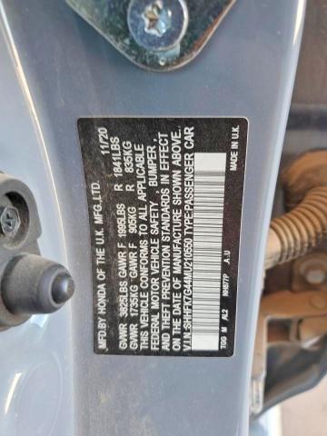 Aukcja sprzedaży 2021 Honda Civic, vin: SHHFK7G44MU210550, numer aukcji: 55185476