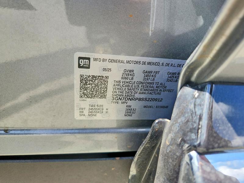Продаж на аукціоні авто 2025 Chevrolet Equinox, vin: 3GN7DNRP8SS220912, номер лоту: 54069486