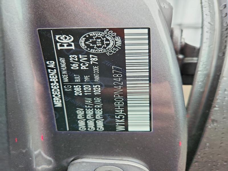 Aukcja sprzedaży 2023 Mercedes-benz Cla, vin: W1K5J4HB0PN424877, numer aukcji: 52706446