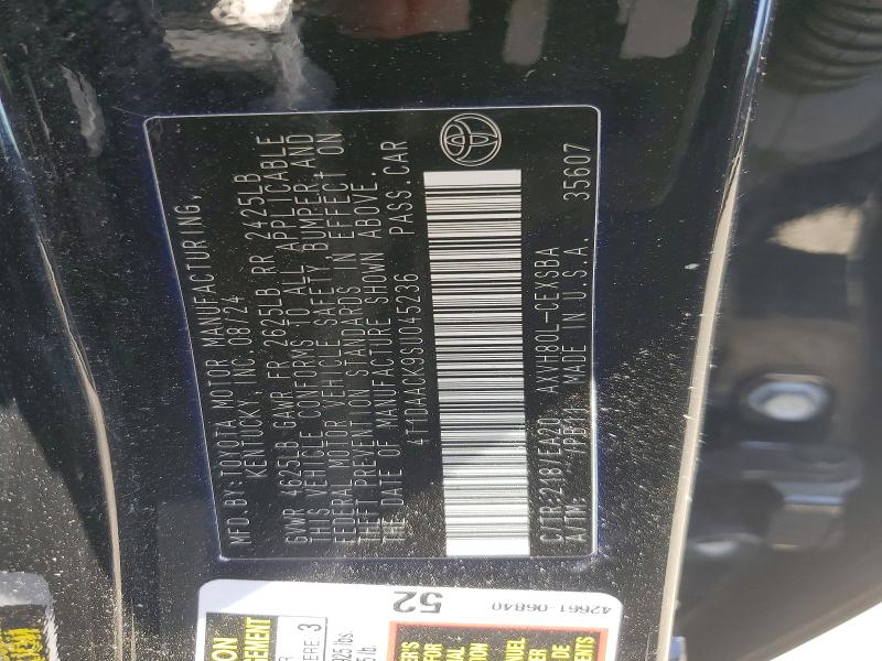 Aukcja sprzedaży 2025 Toyota Camry, vin: 4T1DAACK9SU045236, numer aukcji: 55153666