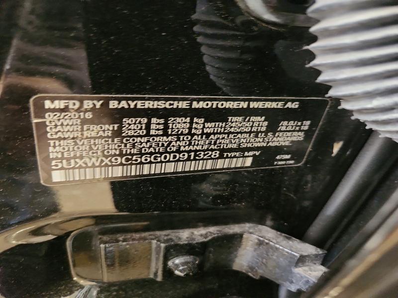 2016 Bmw X3 მანქანა იყიდება აუქციონზე, vin: 5UXWX9C56G0D91328, აუქციონის ნომერი: 52308546