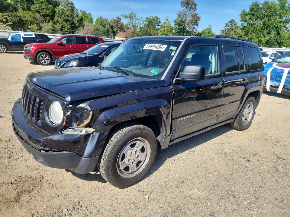 Продажа на аукционе авто 2016 Jeep Patriot, vin: 1C4NJPBB9GD591068, номер лота: 51495436
