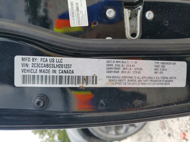 52552646 :رقم المزاد ، 2C3CCABG3LH201237 vin ، 2020 Chrysler 300 مزاد بيع