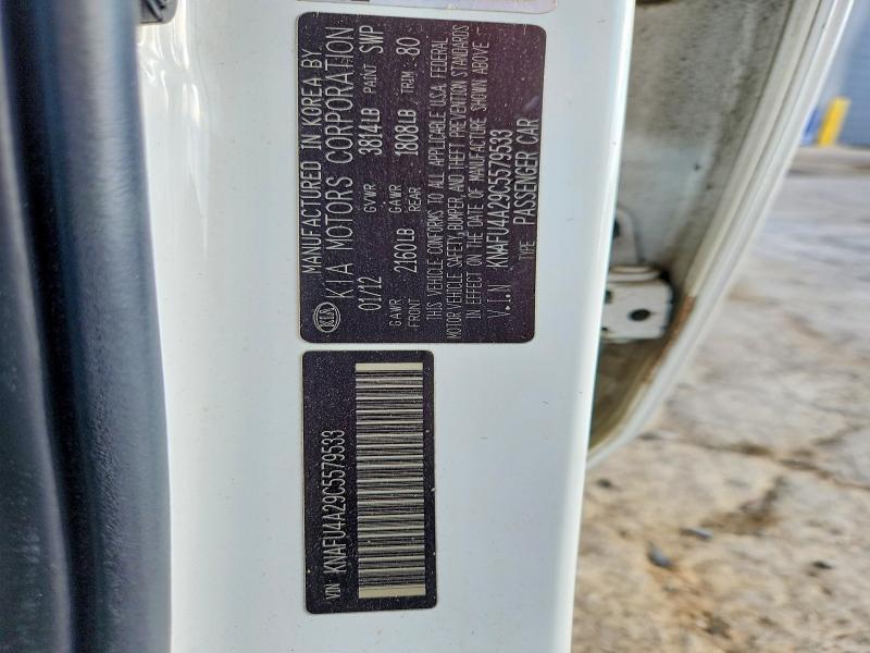 Aukcja sprzedaży 2012 Kia Forte, vin: KNAFU4A29C5579533, numer aukcji: 53195716