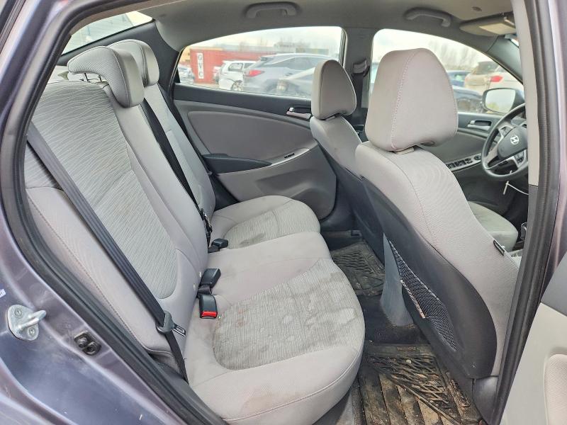 52741956 :رقم المزاد ، KMHCT4AE6FU853814 vin ، 2015 Hyundai Accent مزاد بيع