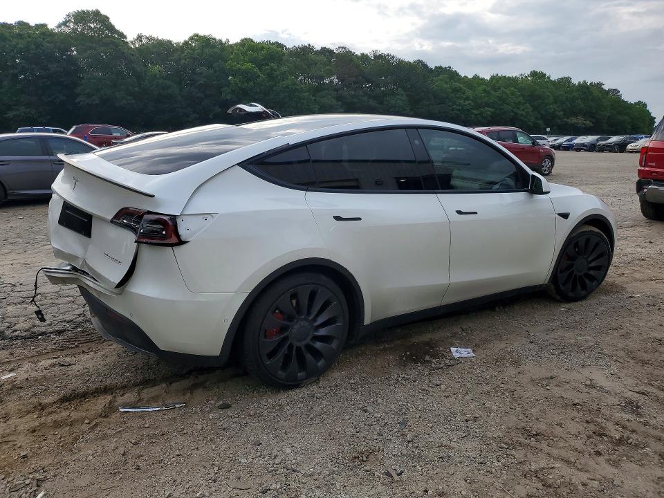 55432786 :رقم المزاد ، 7SAYGDEFXNF539918 vin ، 2022 Tesla Model Y مزاد بيع