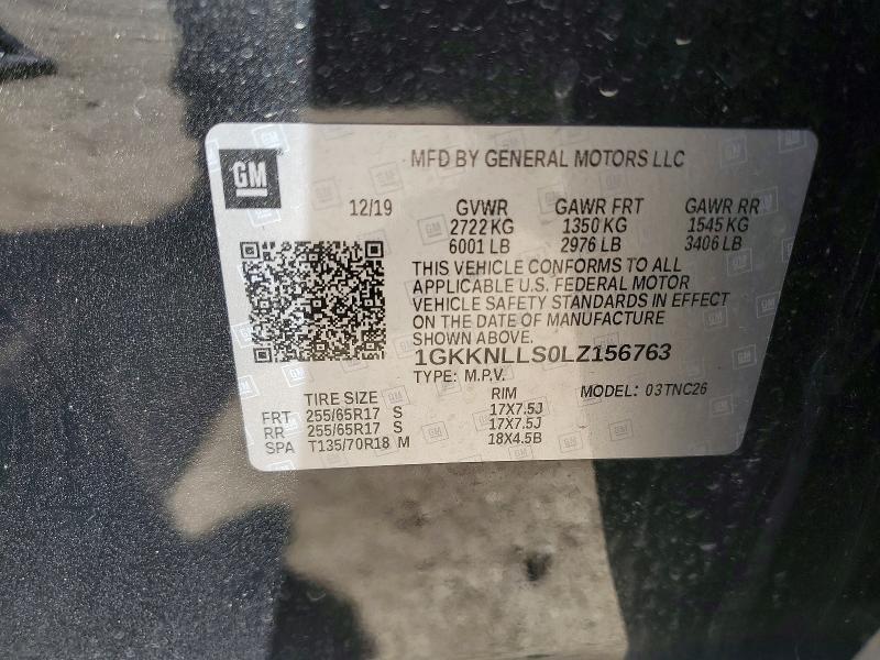 Продаж на аукціоні авто 2020 Gmc Acadia, vin: 1GKKNLLS0LZ156763, номер лоту: 53311326
