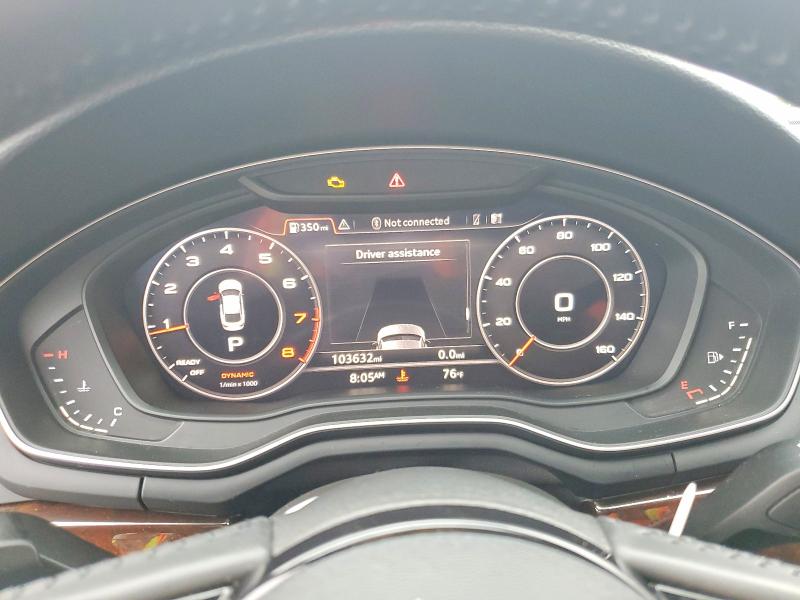 2019 Audi A5 მანქანა იყიდება აუქციონზე, vin: WAUBNCF53KA062792, აუქციონის ნომერი: 53019306