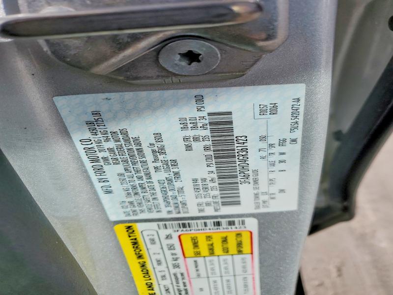 53615396 :رقم المزاد ، 3FA6P0HD4GR361423 vin ، 2016 Ford Fusion مزاد بيع
