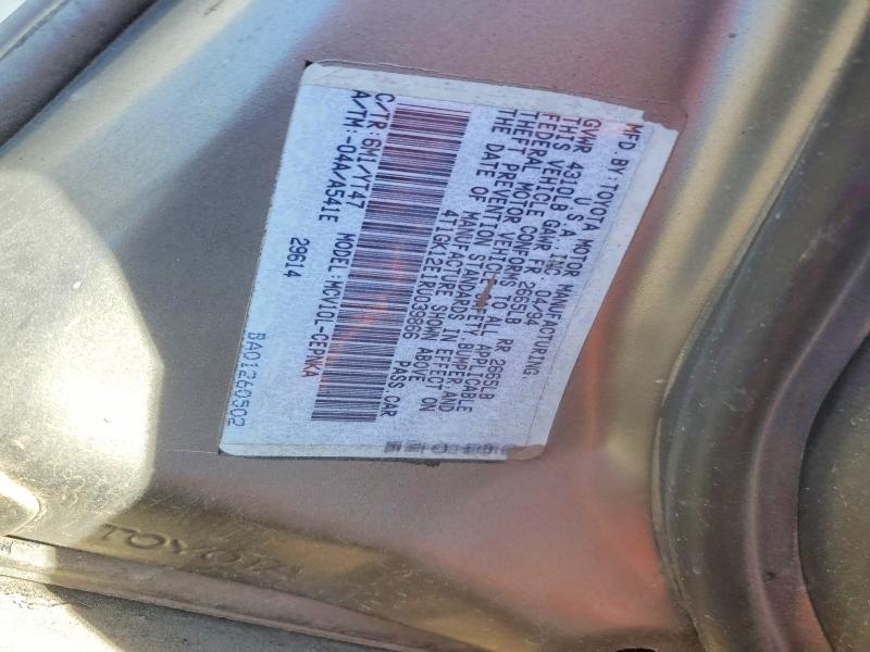 1994 Toyota Camry Le Automatic მანქანა იყიდება აუქციონზე, vin: 4T1GK12E1RU039866, აუქციონის ნომერი: 52905176