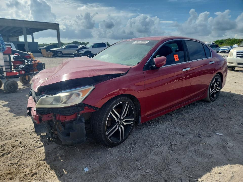 51088556 :رقم المزاد ، 1HGCR2F56GA245943 vin ، 2016 Honda Accord مزاد بيع