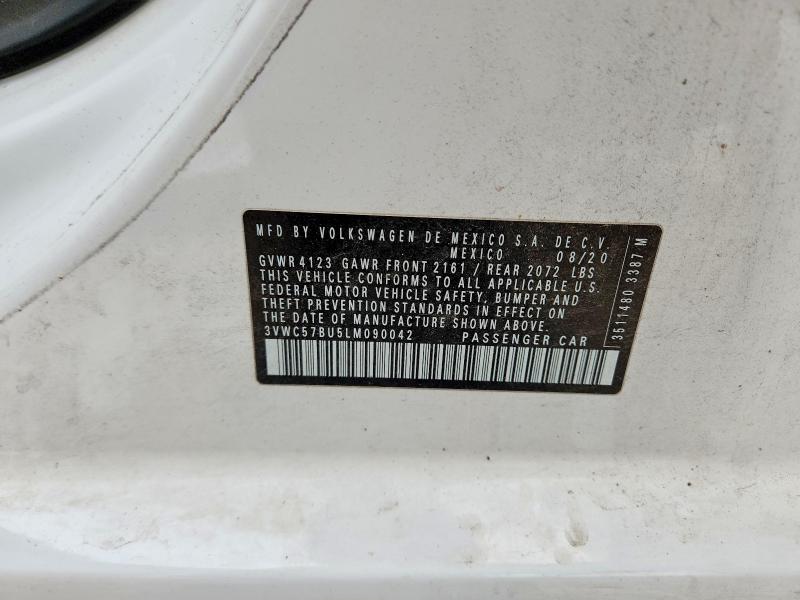 Aukcja sprzedaży 2020 Volkswagen Jetta, vin: 3VWC57BU5LM090042, numer aukcji: 52261976