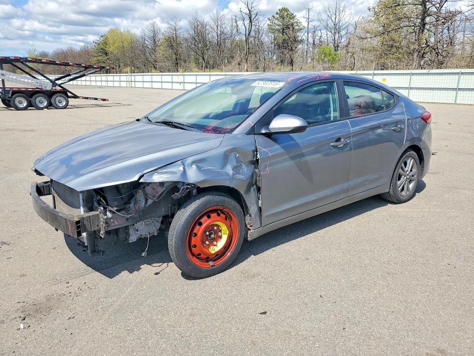 Продажа на аукционе авто 2018 Hyundai Elantra, vin: KMHD84LF8JU521619, номер лота: 53302816
