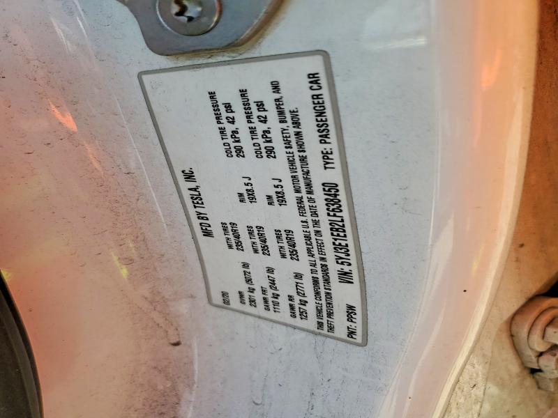 Aukcja sprzedaży 2020 Tesla Model 3, vin: 5YJ3E1EB2LF638450, numer aukcji: 55047306