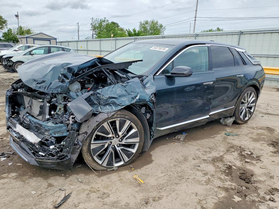 2024 Cadillac Lyriq Lux მანქანა იყიდება აუქციონზე, vin: 1GYKPSRL0RZ106349, აუქციონის ნომერი: 54075076