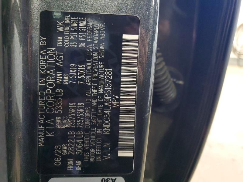 Aukcja sprzedaży 2023 Kia Ev6, vin: KNDC34LA9P5157281, numer aukcji: 52743296