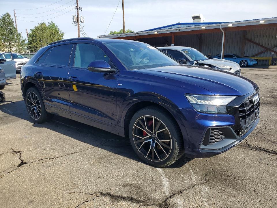 2020 Audi Q8 მანქანა იყიდება აუქციონზე, vin: WA1EVAF19LD017416, აუქციონის ნომერი: 53833476