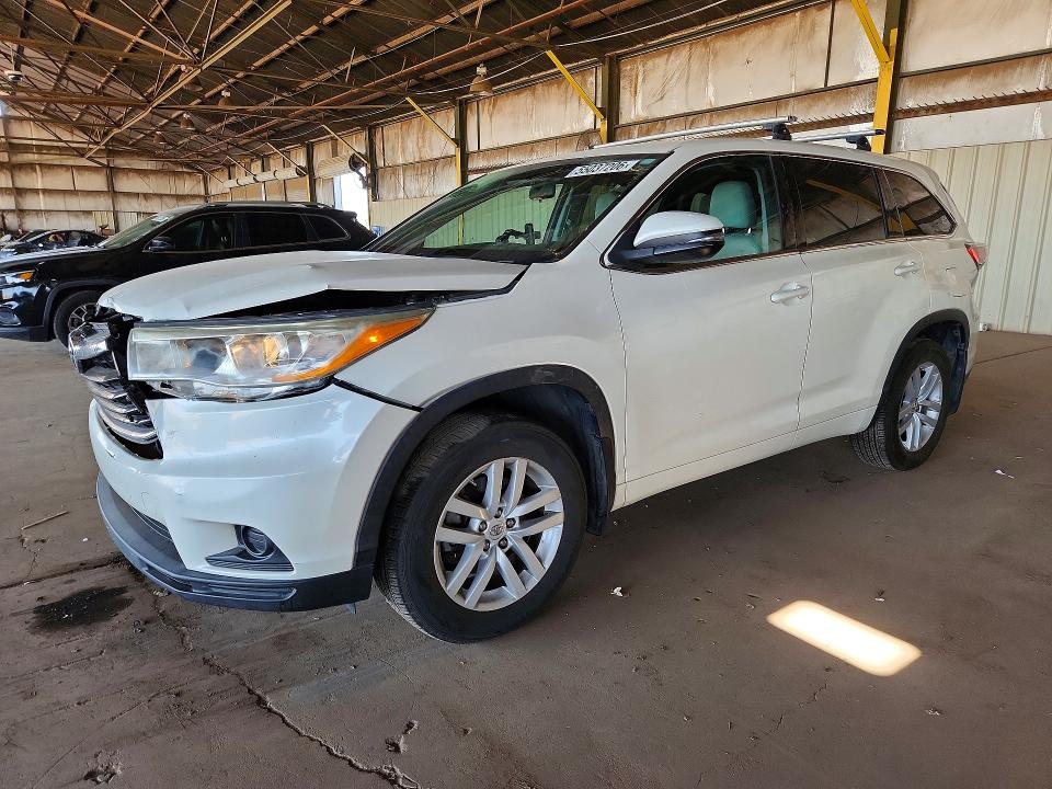 2014 Toyota Highlander მანქანა იყიდება აუქციონზე, vin: 5TDBKRFH3ES053610, აუქციონის ნომერი: 55037206
