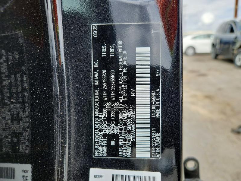 2025 Lexus Tx 350 მანქანა იყიდება აუქციონზე, vin: 5TDAAAA62SS015531, აუქციონის ნომერი: 55212006