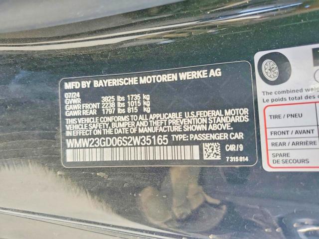 53295496 :رقم المزاد ، WMW23GD06S2W35165 vin ، 2025 Mini Cooper مزاد بيع