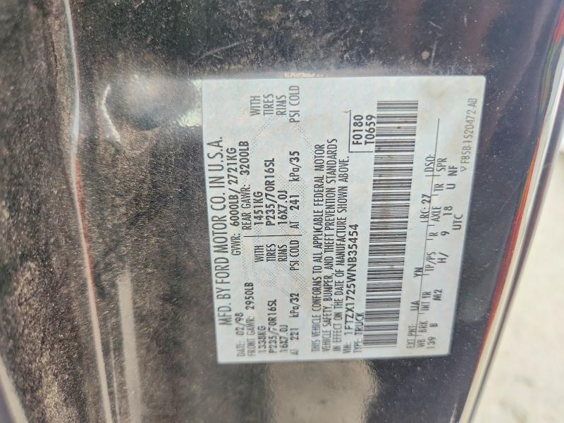 Продаж на аукціоні авто 1998 Ford F150, vin: 1FTZX1725WNB35454, номер лоту: 52689496