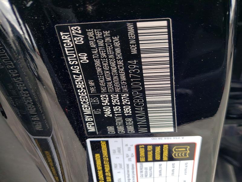 55024666 :رقم المزاد ، W1NKM4GBXPU017394 vin ، 2023 Mercedes-benz Glc مزاد بيع