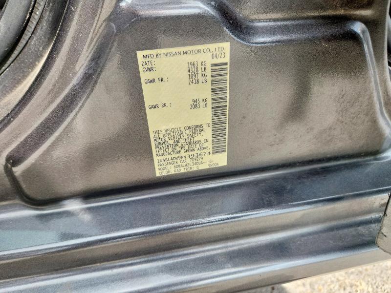 Продаж на аукціоні авто 2023 Nissan Altima, vin: 1N4BL4DV9PN393674, номер лоту: 53625256