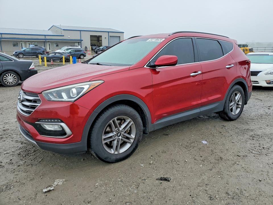 2017 Hyundai Santa Fe მანქანა იყიდება აუქციონზე, vin: 5XYZU3LB9HG452125, აუქციონის ნომერი: 54118626