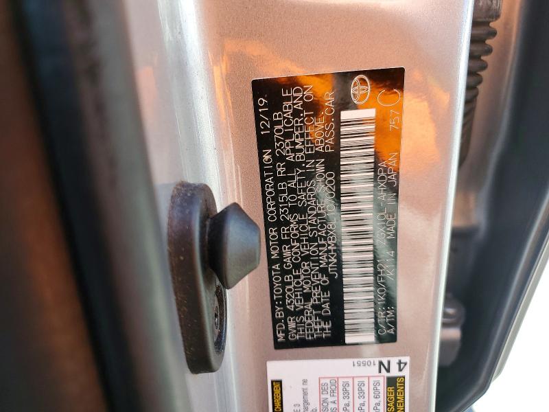 54280206 :رقم المزاد ، JTNKHMBX8L1070200 vin ، 2020 Toyota C-hr مزاد بيع