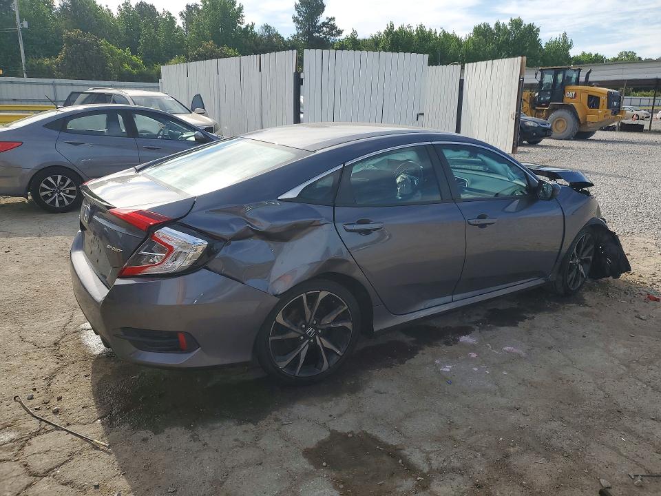 52328496 :رقم المزاد ، 2HGFC2F84KH592089 vin ، 2019 Honda Civic مزاد بيع
