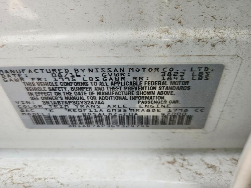 Продажа на аукционе авто 2016 Nissan Sentra, vin: 3N1AB7AP3GY324744, номер лота: 52585836