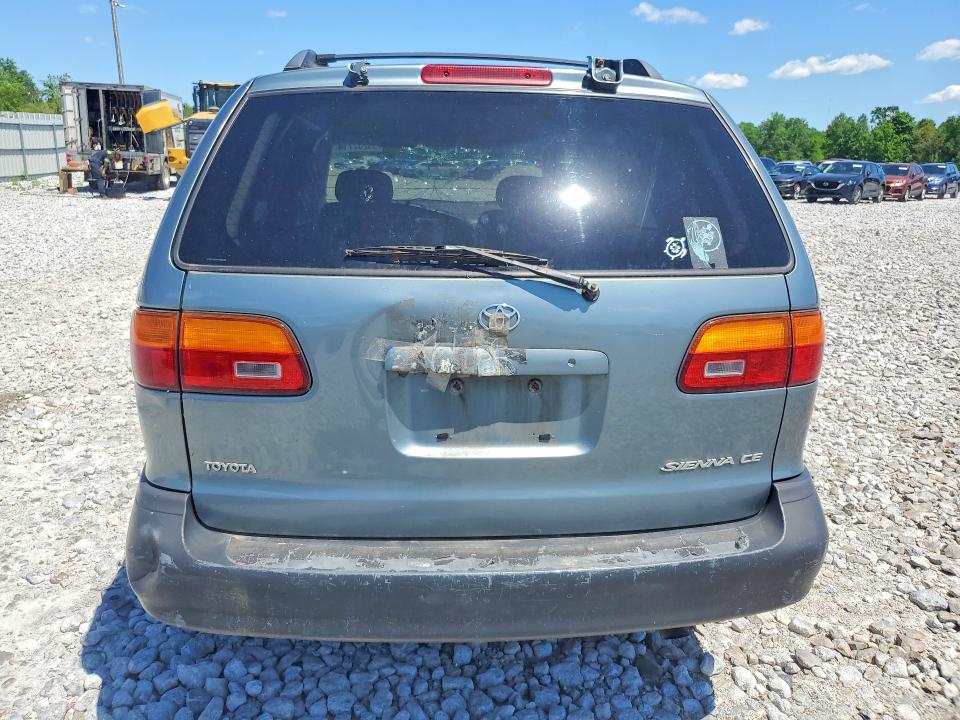2000 Toyota Sienna მანქანა იყიდება აუქციონზე, vin: 4T3ZF19C4YU238658, აუქციონის ნომერი: 55202716