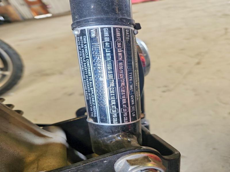 53548736 :رقم المزاد ، ME3FSV276JC588930 vin ، 2018 Royal Enfield Motors Bullet مزاد بيع