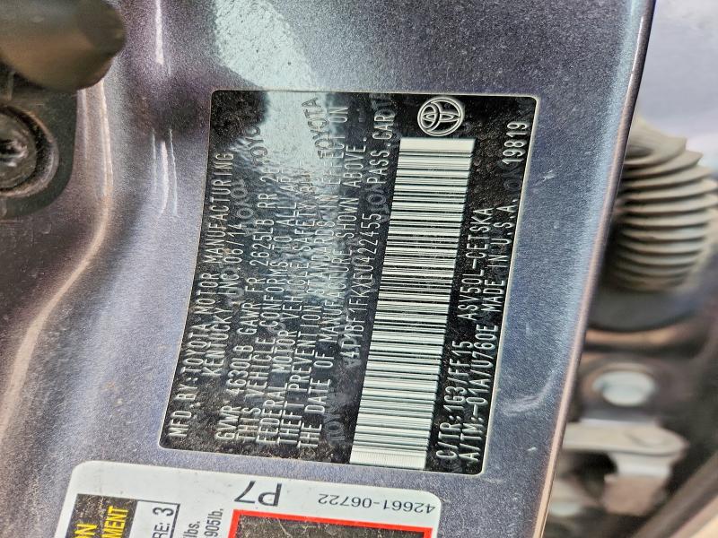 53751916 :رقم المزاد ، 4T1BF1FKXEU422455 vin ، 2014 Toyota Camry مزاد بيع