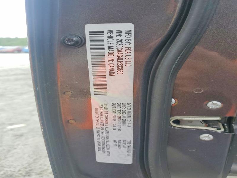 Aukcja sprzedaży 2020 Chrysler 300, vin: 2C3CCAAG4LH233650, numer aukcji: 54689636