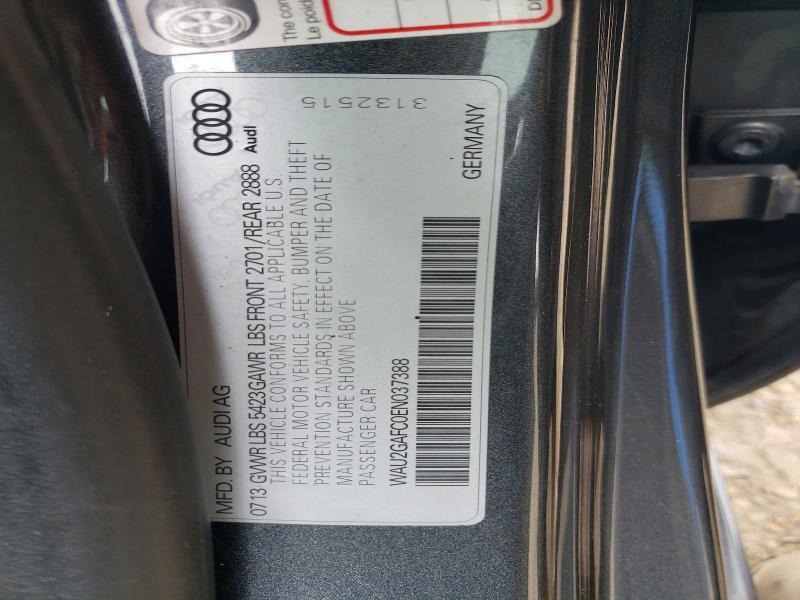 Продаж на аукціоні авто 2014 Audi A7, vin: WAU2GAFC0EN037388, номер лоту: 52717606