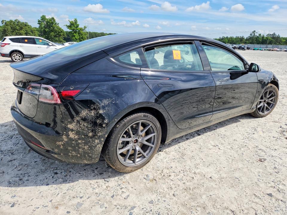 2022 Tesla Model 3 მანქანა იყიდება აუქციონზე, vin: 5YJ3E1EA0NF206918, აუქციონის ნომერი: 54550786