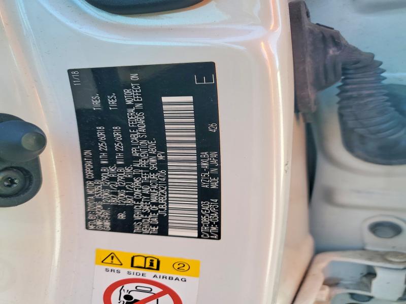 Продаж на аукціоні авто 2019 Lexus Nx, vin: JTJBJRBZ2K2114706, номер лоту: 53324876