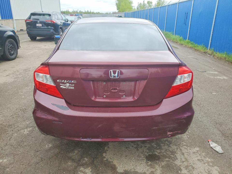 48225276 :رقم المزاد ، 2HGFB2F42CH001520 vin ، 2012 Honda Civic مزاد بيع