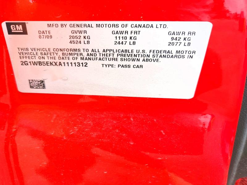 Продажа на аукционе авто 2010 Chevrolet Impala, vin: 2G1WB5EKXA1111312, номер лота: 54472056