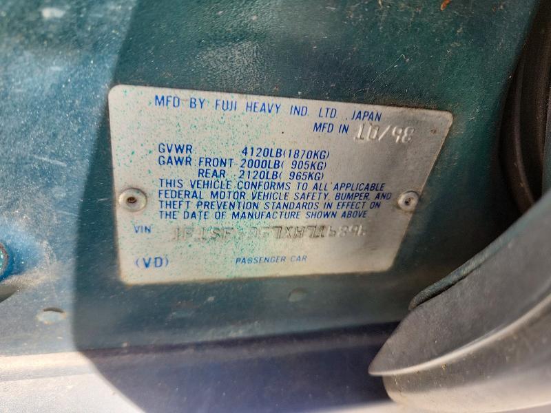 53817566 :رقم المزاد ، JF1SF6357XH716896 vin ، 1999 Subaru Forester مزاد بيع