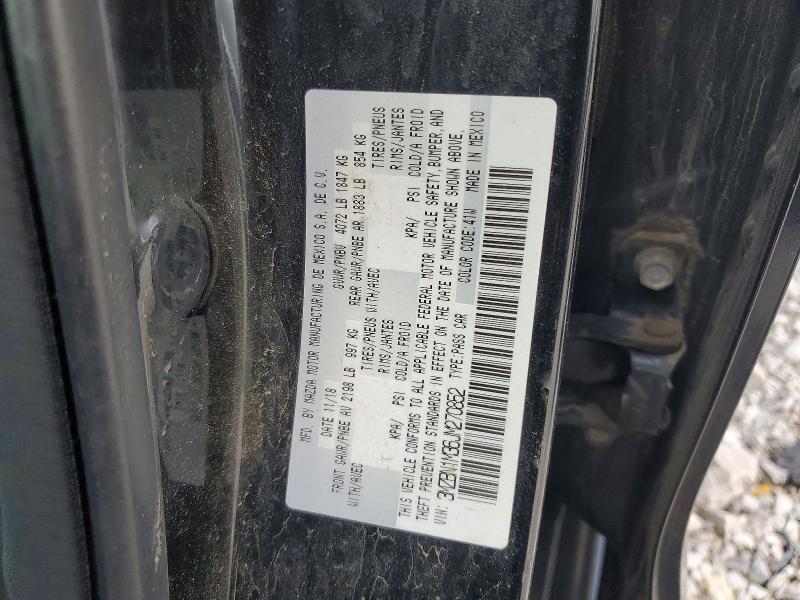 51921406 :رقم المزاد ، 3MZBN1M36JM270852 vin ، 2018 Mazda 3 مزاد بيع