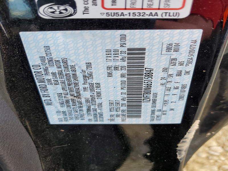 55318306 :رقم المزاد ، 1ZVFT80N665158847 vin ، 2006 Ford Mustang مزاد بيع
