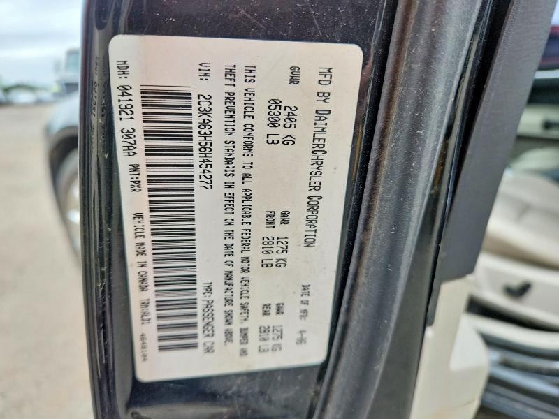 2006 Chrysler 300c მანქანა იყიდება აუქციონზე, vin: 2C3KA63H56H454277, აუქციონის ნომერი: 54641606
