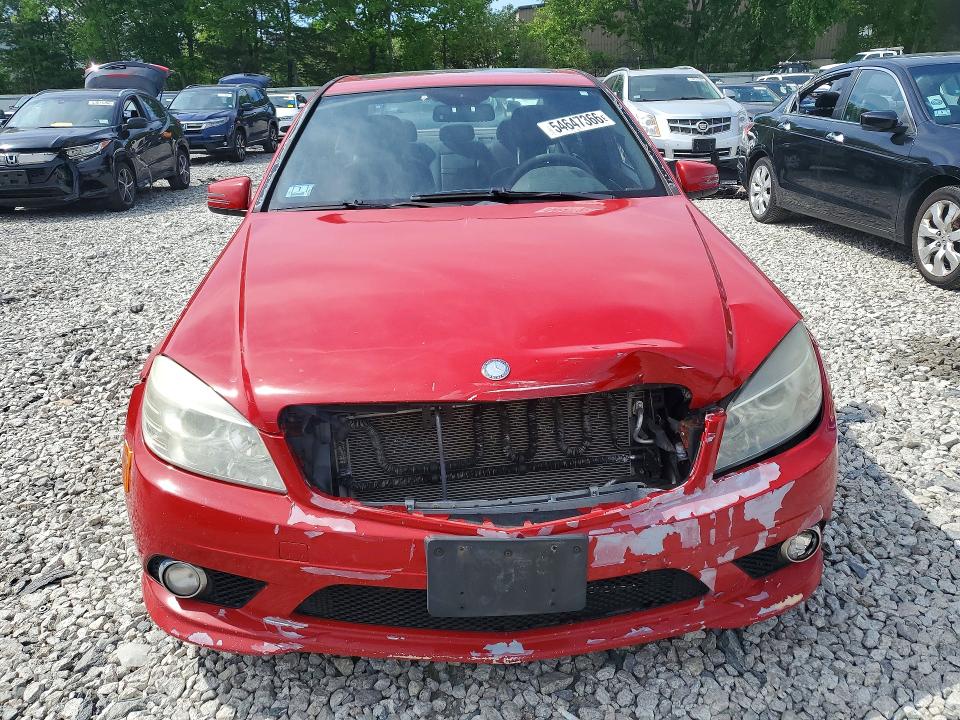 2010 Mercedes-benz C მანქანა იყიდება აუქციონზე, vin: WDDGF8BB3AR099653, აუქციონის ნომერი: 54647366