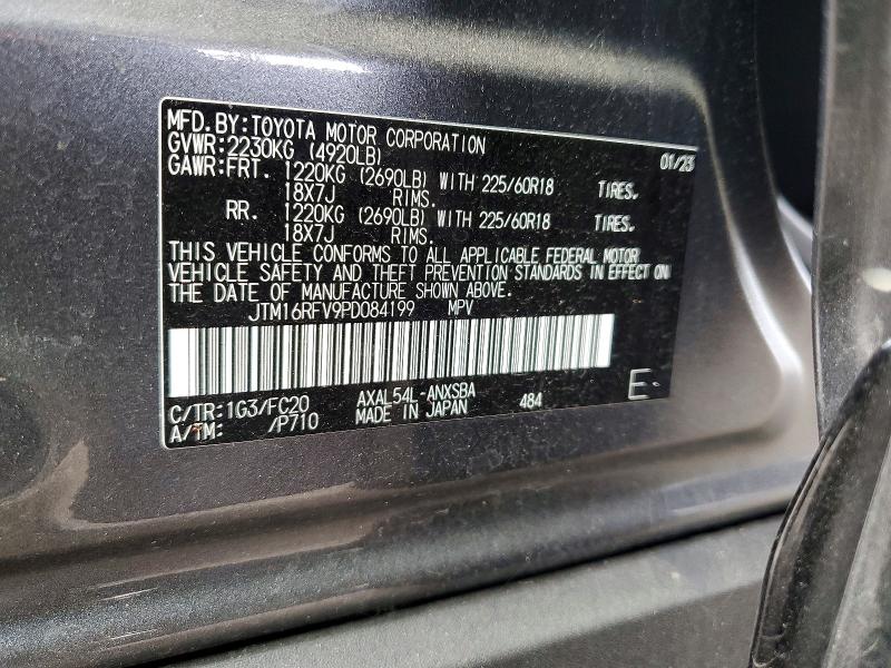 Aukcja sprzedaży 2023 Toyota Rav4, vin: JTM16RFV9PD084199, numer aukcji: 52894666