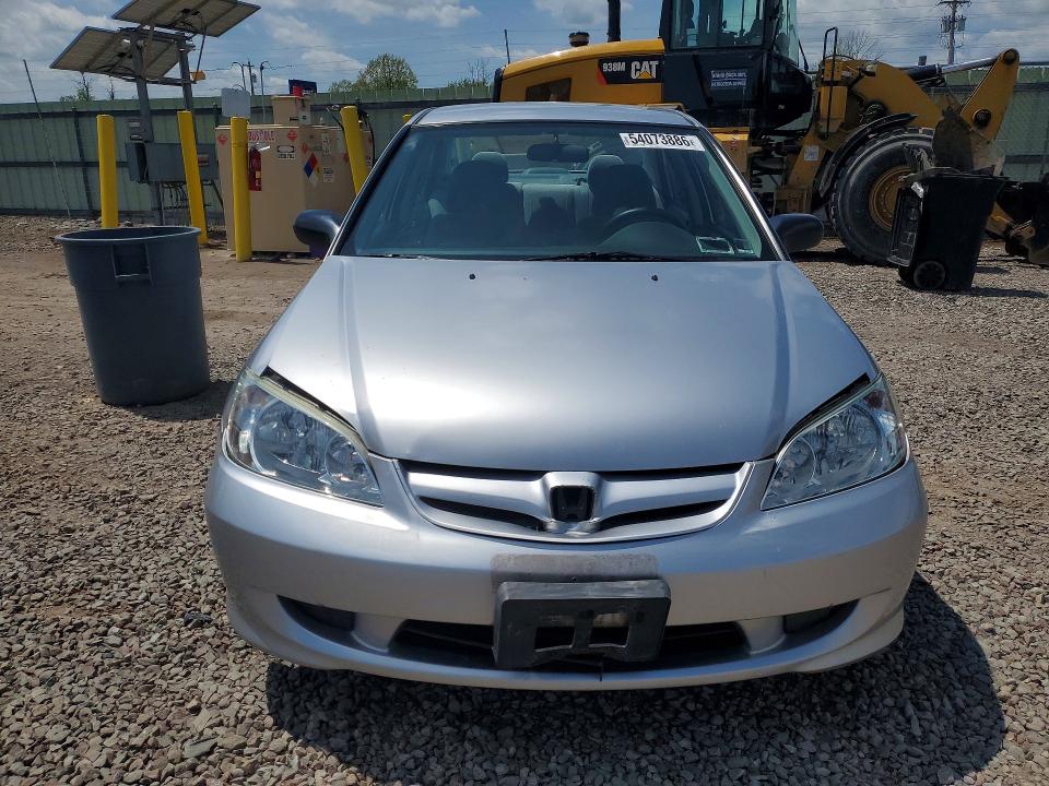 Продаж на аукціоні авто 2005 Honda Civic, vin: 2HGES16505H603303, номер лоту: 54073886