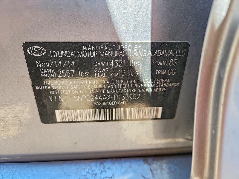 Продажа на аукционе авто 2015 Hyundai Sonata, vin: 5NPE24AA2FH133952, номер лота: 52232836