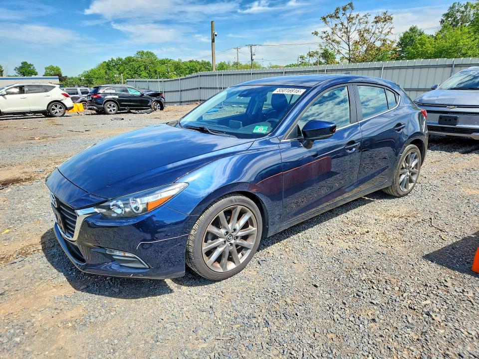 Продажа на аукционе авто 2018 Mazda 3, vin: 3MZBN1L30JM223317, номер лота: 55016916